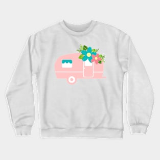 Floral Car Cute Crewneck Sweatshirt